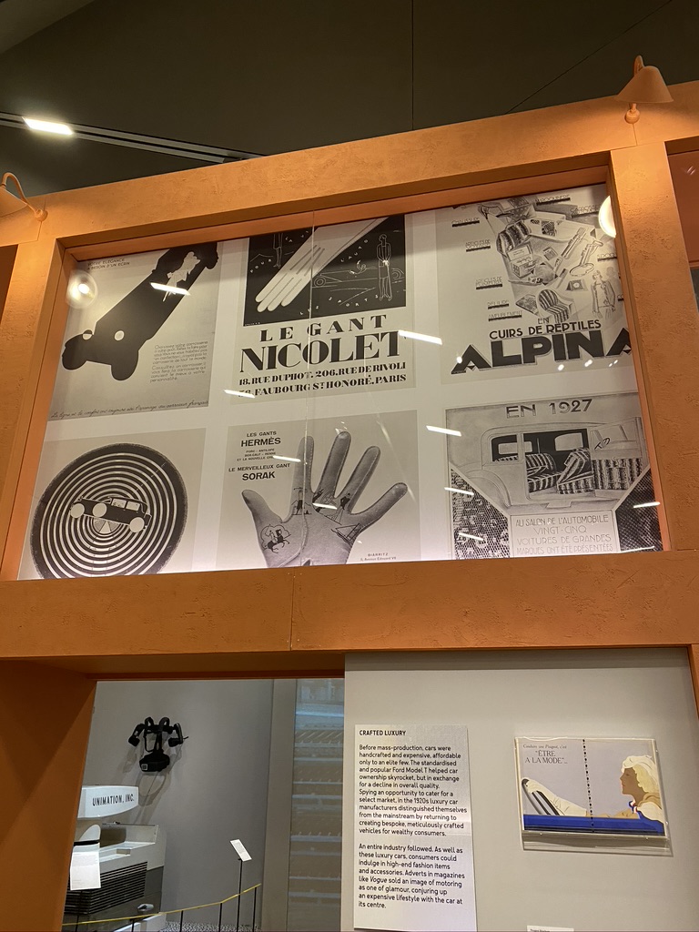 98 They would have cost an enormous amount to purchase – a true signifier of your wealth. Vogue magazine in the 1920s is full of luxury brands that pivoted to automotive fashion accessories, Hermes driving gloves, LV luggage and so on.