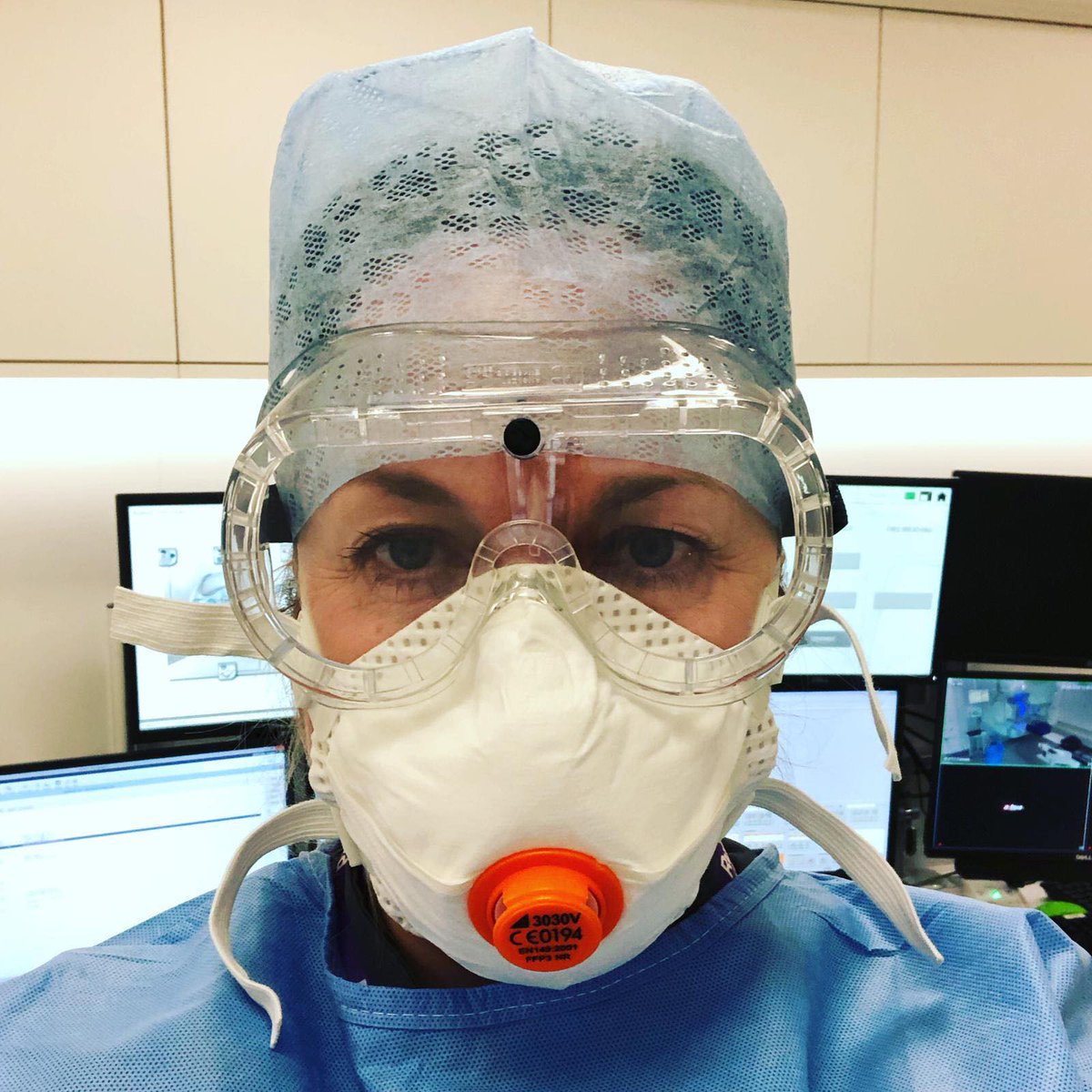MikeMoranMBE's tweet photo. This is Ang.

She's a Therapy Radiographer at the Rutherford Cancer Centres.

She will spend her Easter weekend at our Thames Valley centre in full PPE treating cancer patients.

So please, for Ang and many others, stay at home this weekend.

Rutherford - Continuity of Care. https://t.co/FeyD2TmSEt