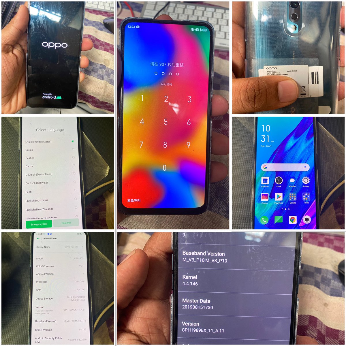 samindapowerson's tweet photo. OPPO RENO 2 USER LOCK &amp; FRP UNLOCK DONE ✅ 📞 0774 372 372 https://t.co/jJ9lH5lyuN