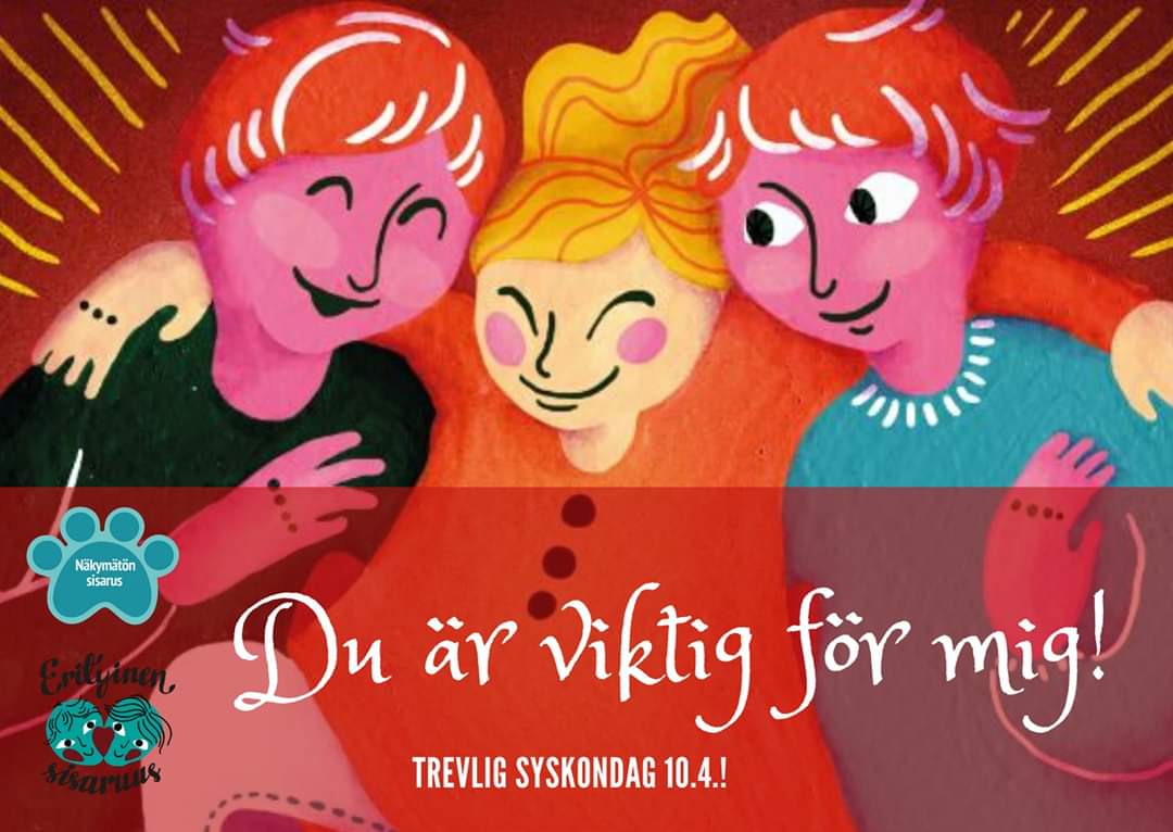 erisisaruus's tweet photo. Trevlig syskondag! #erityinensisaruus #sisarustenpäivä #syskondag @FDUVFinland https://t.co/ph6hG7d3wf