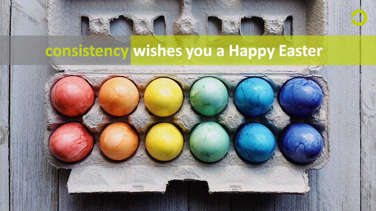 Happy Easter from the whole <a href="/consistencyteam/">consistency</a>. 
We wish you and all your loved ones a happy Easter break! 
Stay safe and healthy.

#happyeaster #stayhealthy