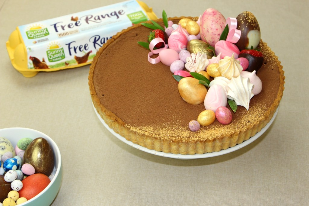 Easter Celebration Chocolate Tart mummahh.com.au/easter-celebra…