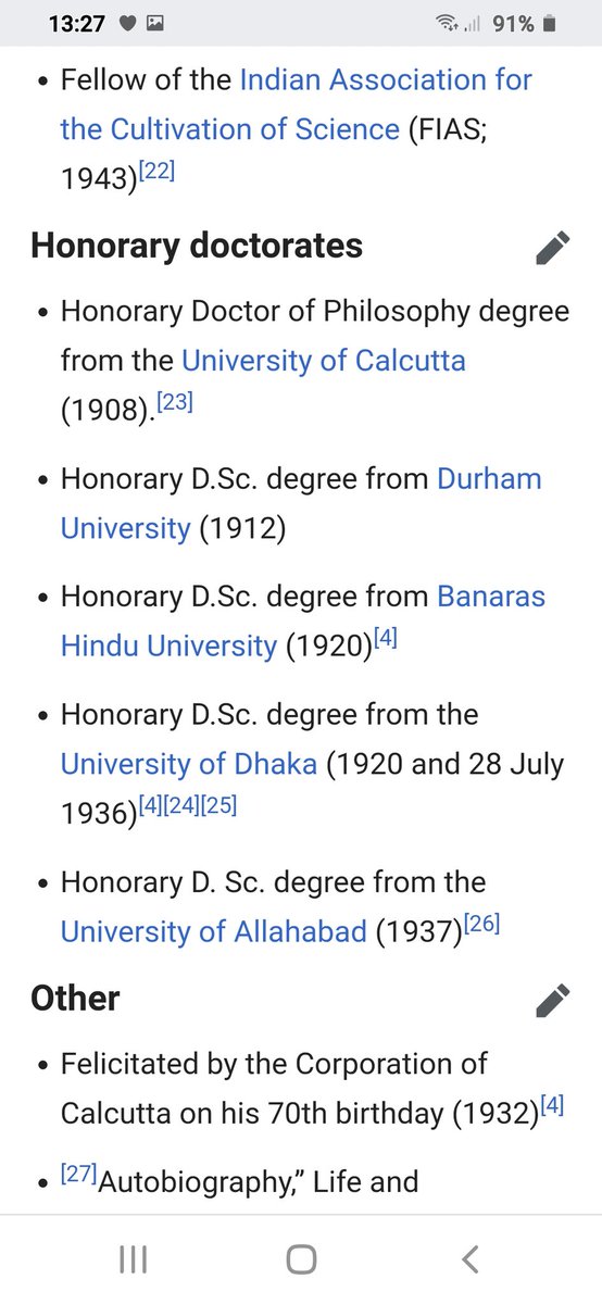 23Here are the Recognitions and Honours received byDr. Prafullit Chandra Roy