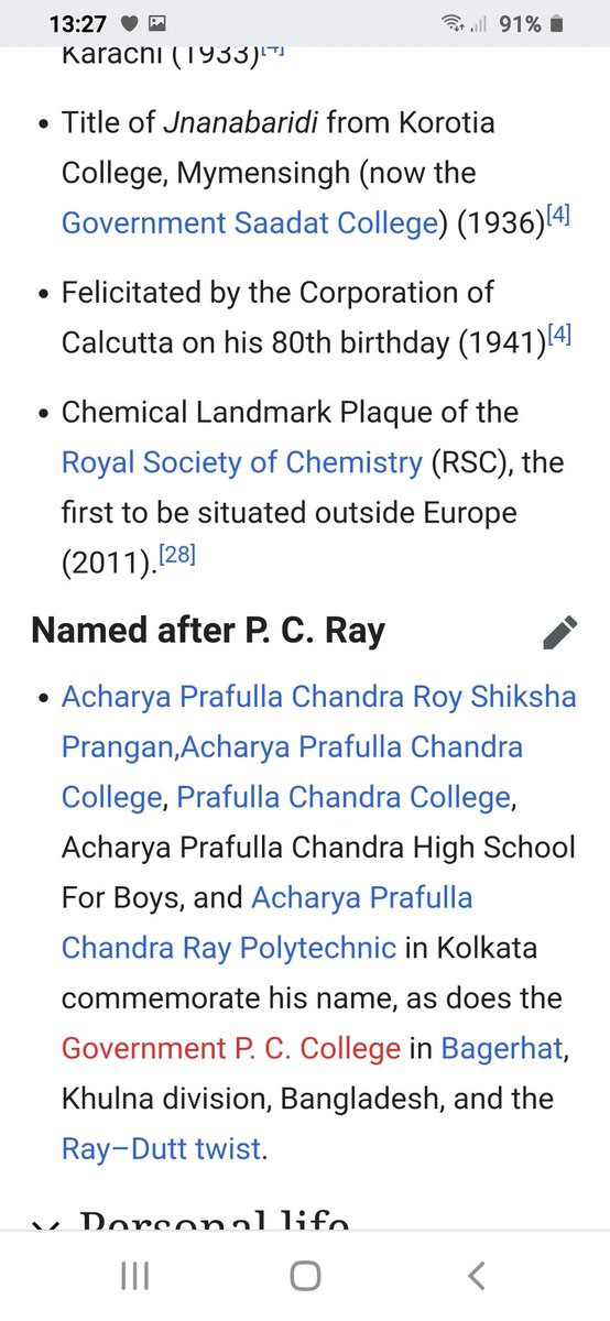 23Here are the Recognitions and Honours received byDr. Prafullit Chandra Roy