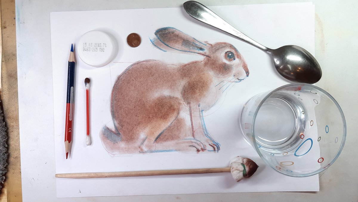 art_bat's tweet photo. Drawing a hare using a tablespoon. Заяц столовой ложки, простое рисование.
#children_drawing, #drawing, #drawing_for_the_little_ones, #animals, #animalistic, #hare, #rabbit, #simple_drawing, #for_kids, #draw_lesson, #art_lesson, #ArtBatDiversion https://t.co/phA8dHdiN2