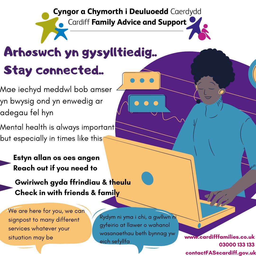 CardiffCFAS's tweet image. Pasg Hapus / Happy Easter 😀

Byddwn yn ôl Dydd Mawrth 14.04.20👍
We will be back Tuesday 14.04.20 👍

📞 03000 133 133 
📧 ContactFAS@cardiff.gov.uk

#CFAS #CardiffTogether #Family #Advice #Support