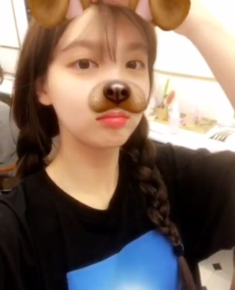 Nayeon in braids - the most adorable thing, a thread