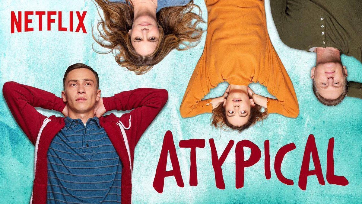 MaraLozanoJuan1's tweet photo. Si os sentís "sin rumbo" al terminar una serie que os gustaba mucho, aquí tenéis la solución: 
La serie Atípico; es una comedia donde en la familia protagonista aparece un chico con Asperger. #uv_rtl20 https://t.co/WF3aeqh9Vg