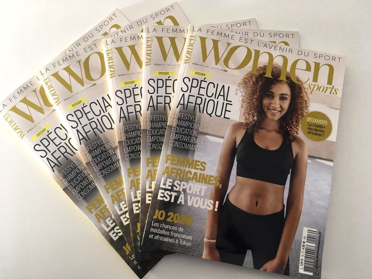 WomenSports_fr's tweet photo. #VendrediLecture 📖 Nous vous rappelons que le dernier #WOMENSPORTS magazine est disponible ! 🤗 #WS16
Commandez-le pour avoir de quoi bouquiner pendant ce confinement, et vous le recevrez directement dans votre boîte aux lettres 😉 (#restezchezvous). ➡️ https://t.co/pKkbNI6pUD https://t.co/II1NwHYsAe