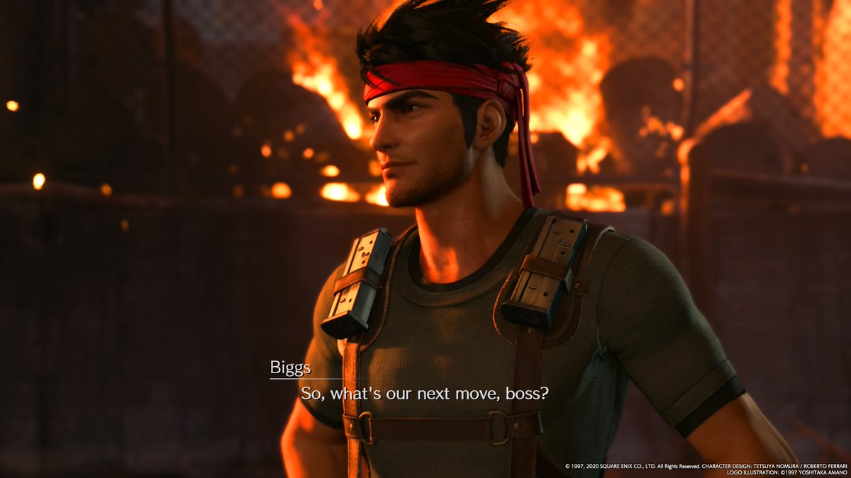 i... cannot...BELIEVE how sexy they made biggs in #FF7R