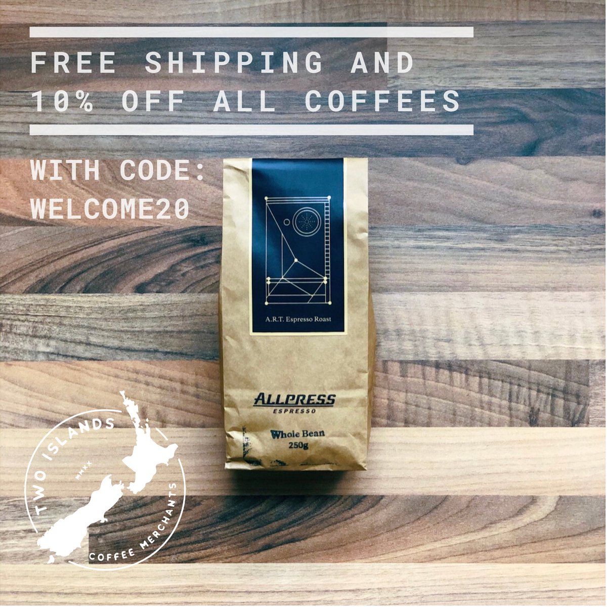 TwoIslands's tweet image. We’ve got Allpress!!! Make sure you check out our new range of coffees available! 🥳

We’re also offering free shipping AND 10% off on ALL coffees!! 🚚

#coffee #coffeestore #nzcoffee #ukcoffee #onlinecoffee #twoislandscoffee #coffeeshop #espresso #instacoffee #specialtycoffee