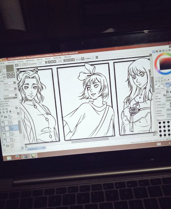 #sixfanarts WIP eheheheh 
