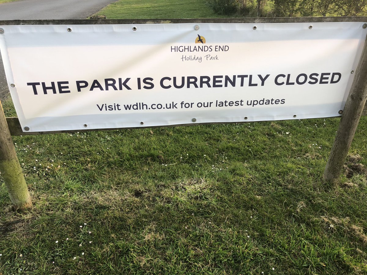 WDLH's tweet photo. Dorset Holiday Park of the Year closed Easter weekend, most of the team Furloughed, we need more flexibility to maintain grounds and prepare for #ComeBackLater we need help! @BHHPA @TourismsVoice @chrisloder @10DowningStreet https://t.co/kkQ2Bt2S9s