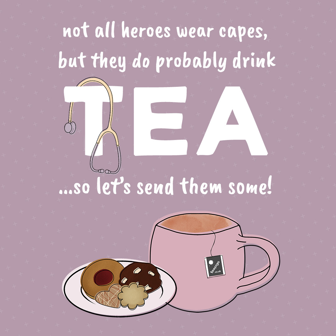 For the past few weeks we've been busy getting tea into the hands of NHS workers (as it's the least we can do), but we know there are a whole host of people working tirelessly to keep the country going. So, this month we've kept 30 cases of tea back...