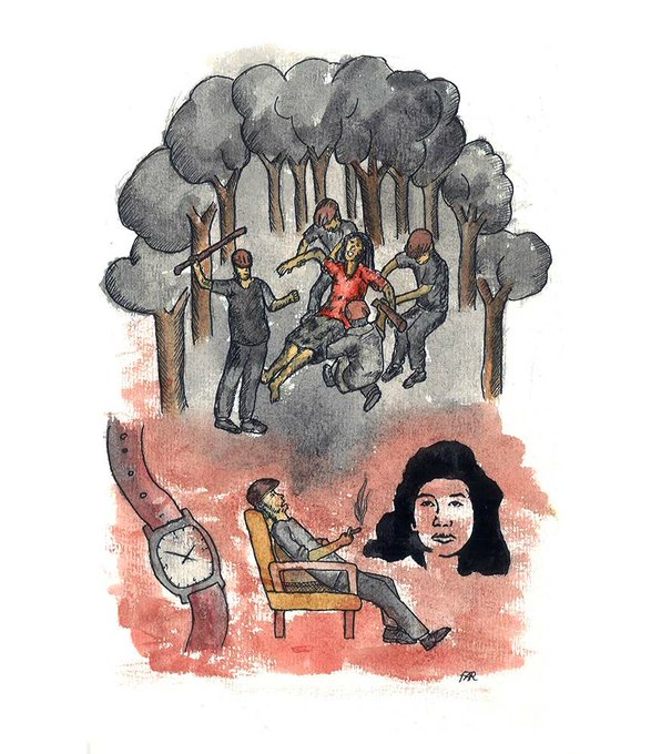 “Satu hal yang pasti, saya membunuhnya dengan sadar. Barangkali, teman-teman saya yang ikut menyeret tubuh si buruh rewel ini ke tengah hutan Wilangan pun, sama-sama sadar saat membunuhnya.”

Cerpen “Saya: Pembunuh Marsinah” oleh F. Ilham Satrio

metaruang.com/saya-pembunuh-…