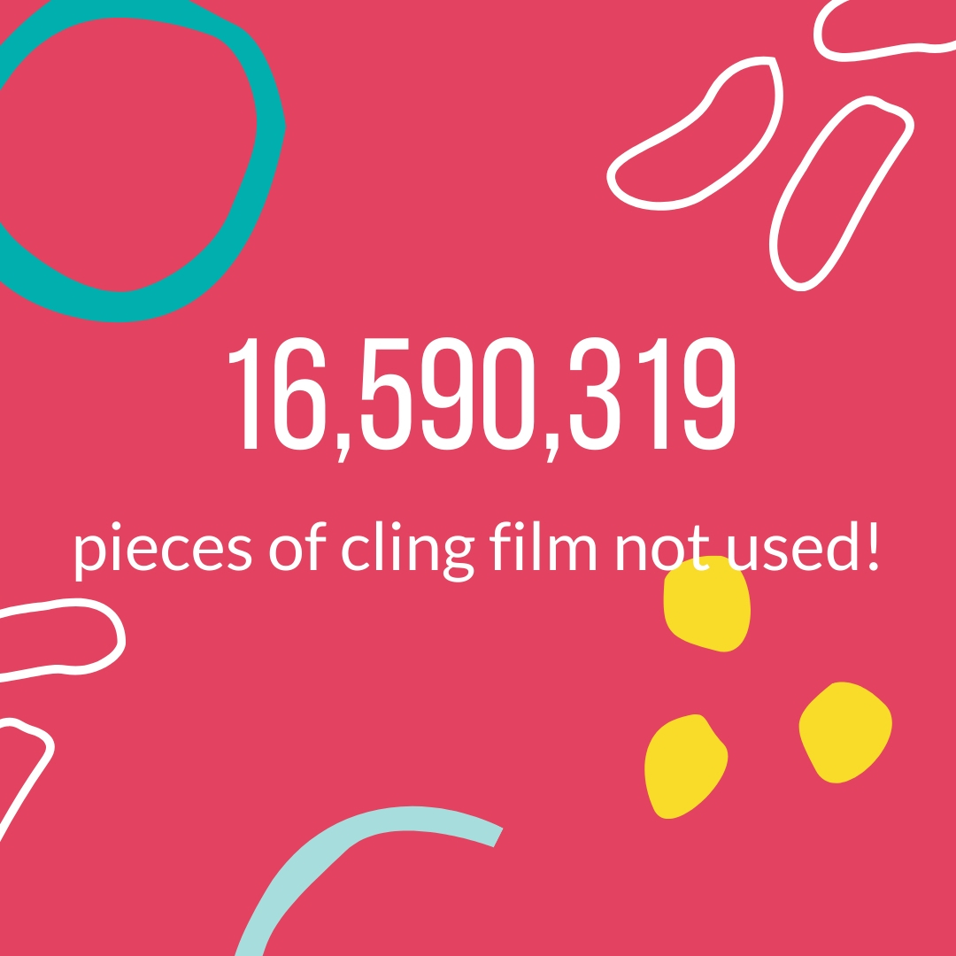 BeeBeeandleaf's tweet photo. We're thrilled to announce that our new total of pieces of #clingfilm that #BeeBeeWraps have prevented from being used now stands at: 16,590,319!! 🤩
💚 THANK YOU for believing in our wraps. This is the boost we needed right now to keep going. Let's do this! 🙌 #beeswaxwraps https://t.co/YO92AUX5xL