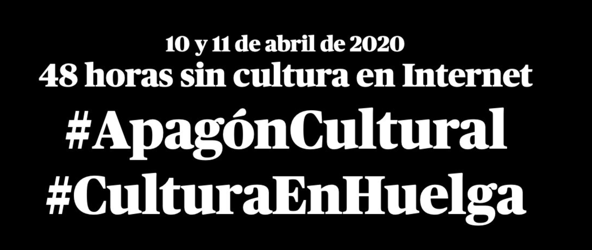 Esta también es una crisis de la cultura y por eso tenemos que dar una respuesta colectiva:
#ApagónCultural
#CulturaEnHuelga