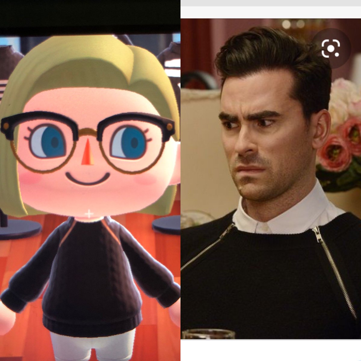 David Rose sweaters: animal crossing edition (a thread)   #schittscreek