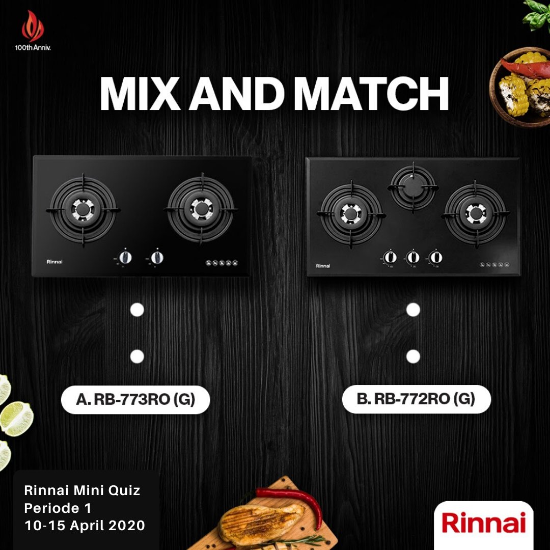 Rinnai_Indo's tweet photo. Menangkan hadiah menarik dari Rinnai untuk 3 orang pemenang juara 1, 2, dan 3 (masing-masing 1 pemenang untuk Facebook, Twitter, dan Instagram) serta 7 pemenang hiburan yang mendapatkan merchandise eksklusif dari Rinnai! https://t.co/Cqrka85zTW