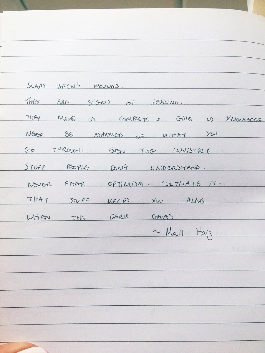  #YourDailyService  #YDSNumber23 for lockdown and beyond... Today’s words are by the brilliant  @matthaig1 from  #ReasonsToStayAlive 