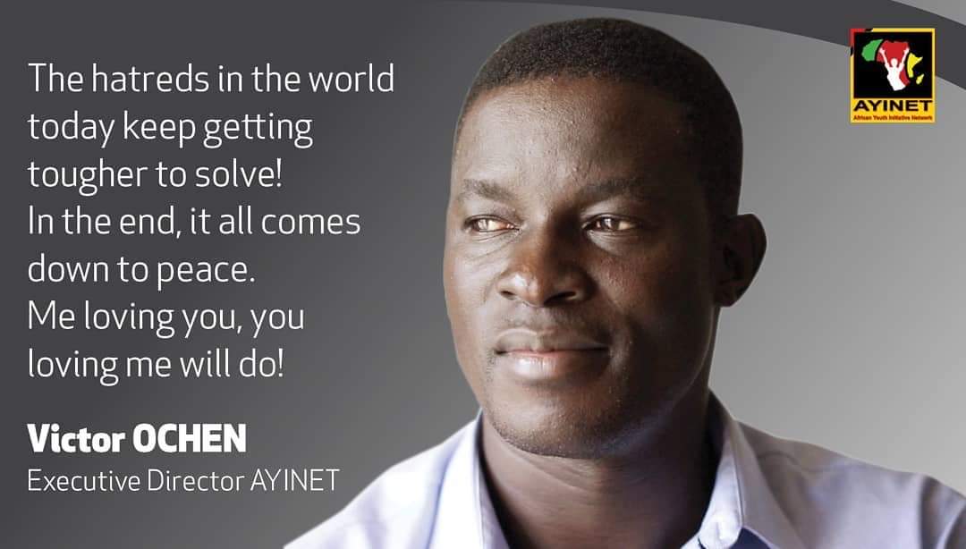 SAYoF_Official's tweet photo. Corona VIOLENCE is a good as Corona Virus - Victor Ochen @Victor_OCHEN #SADCYOUTH #impeace @STGinAfrica https://t.co/ZrzC2ejPmN