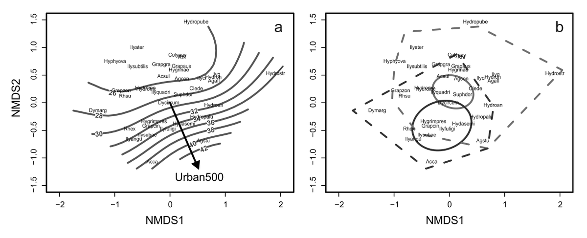 WenfeiLiao's tweet photo. Our urban diving #beetle (#Dytiscidae) paper is now online! Do you want to know how #aquatic insect diversity change along an #urban gradient? Are you curious about how predatory #fish affects #dytiscid species composition? Find out in our paper via link: https://t.co/MUFAJ900Ga https://t.co/qoV0sD8N3i