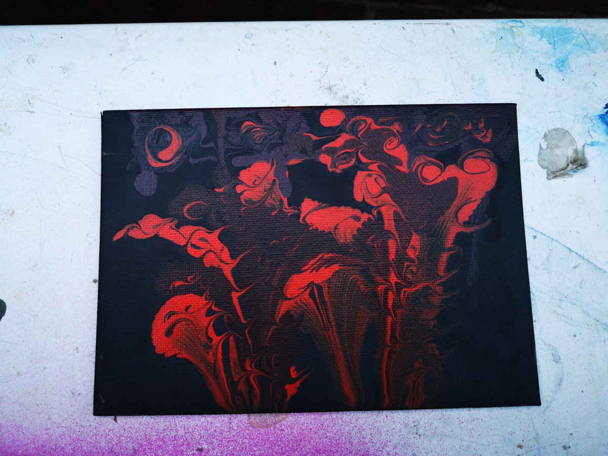 cogs_to's tweet photo. First of yesterday's #ChainPull attempts. I am in love with this one!
@artezaofficial for the paint and @owatroluk #Floetrol for the #Flow #ArtOfTheDay #ChainPull #Acrylic #Art #CardiffArt #BackPainRelief #CanvasPainting #AbstractArt #ForSale #Cycling #MTB #Artsy #Level37 https://t.co/LLy6lvYreZ