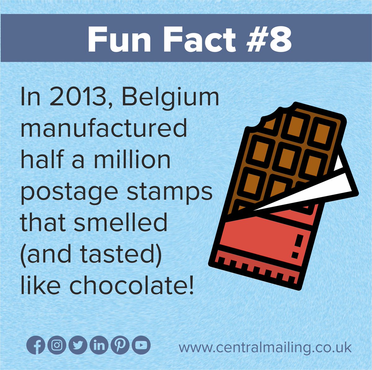 #cmsfunfact #cms #centralmailing #centralmailingservices #directmail #mailing #funfacts