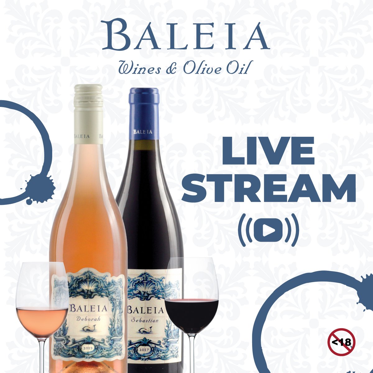 Are you ready for our next #LockdownLivestream? Tomorrow at 11 AM, Baleia winemaker Gunter Schultz will be livestreaming a special wine tasting, so don’t miss it! We're tasting: 
Baleia Deborah Rosé 
Baleia Sebastian 
👉 baleiawines.com/live-stream/ 
#TogetherAtHome 
#winetasting