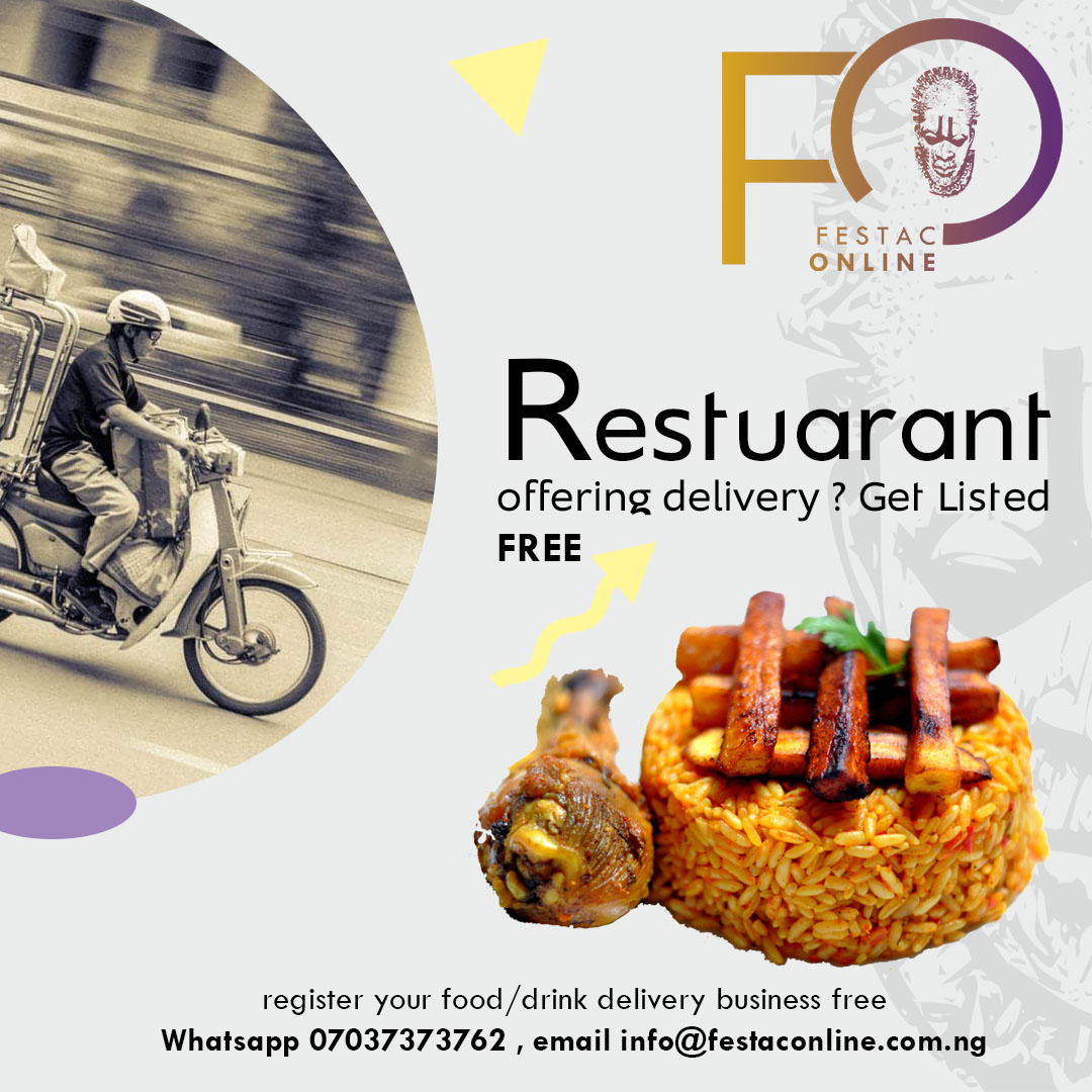 festaconline's tweet photo. We are collating food &amp; drink businesses in Festac, Mile-2 and entire Amuwo LGA offering delivery and pickup services this #StayHome period. 

If you know any, kindly drop below or whatsapp 07037373762 or DM asap. 

Its FREE. 

Making lives easy
#LockdownExtended #EasterAtHome https://t.co/a9AFXS5cjo