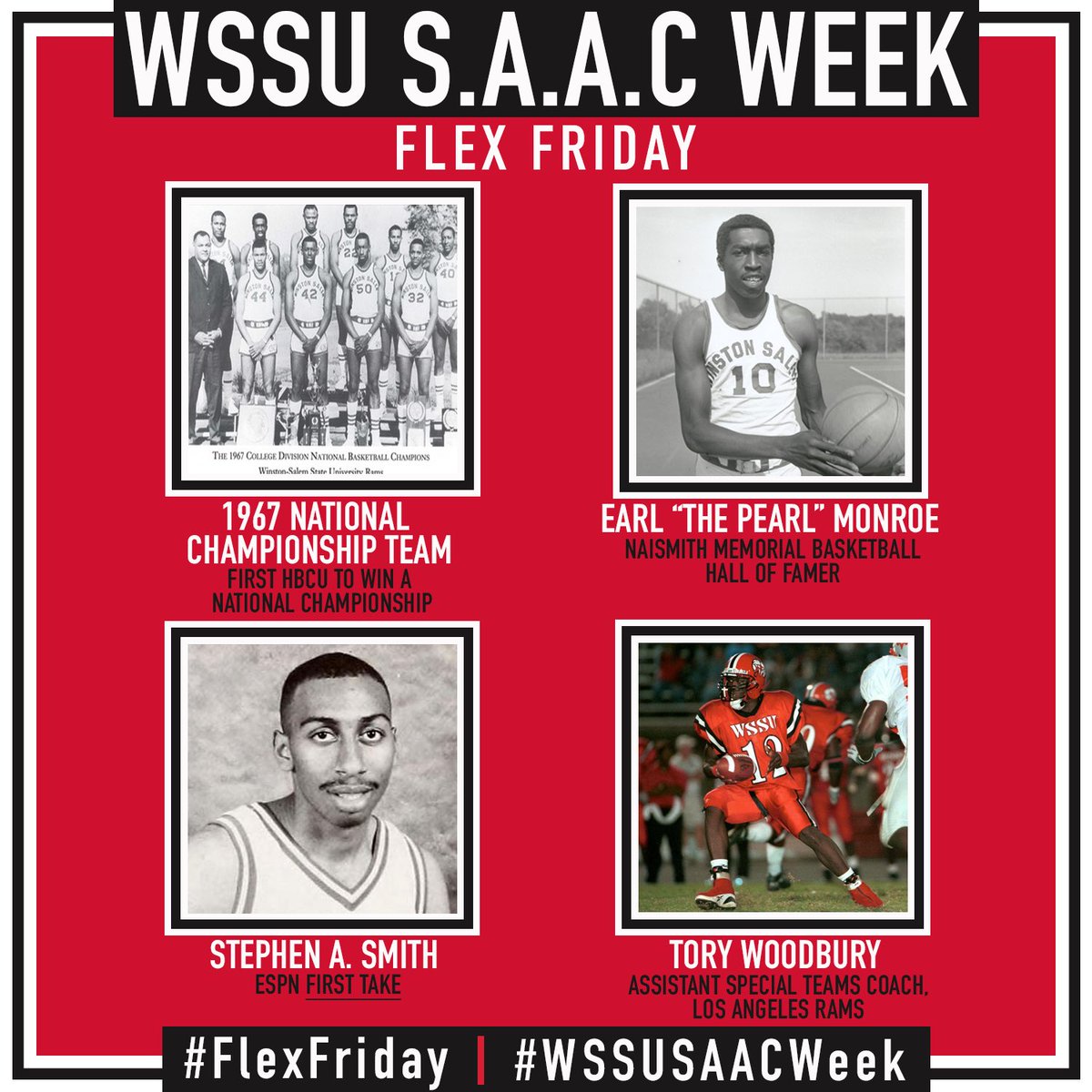 GAME CHANGERS AND HISTORY MAKERS.

#WSSUSAACWeek #FlexFriday