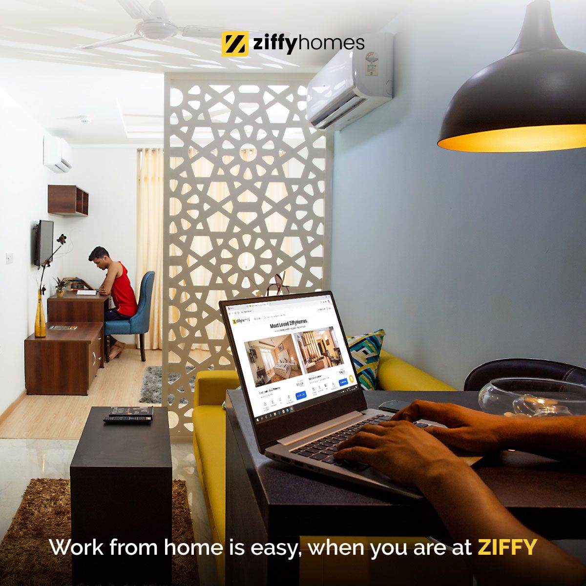 When you are at Ziffy, you get well Sanitized AC Rooms with High-Speed Internet, Food and most importantly Privacy. What else you need?

#WorkfromHome #WFH #WorkfromZiffy #ZiffyHomes #LifeatZiffy #coronavirus #ContactlessServices  #staysafe #GurgaonLockout #FightCovid19