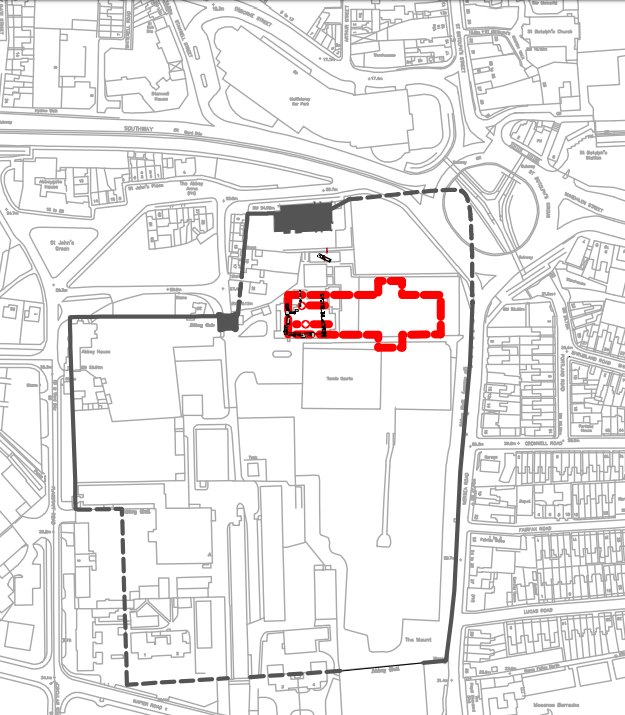 Anyway this is /VERY COOL/. Every fule no Colchester had a great abbey looming over its ruined priory, as its gatehouse is on the Pevsner cover. But I did not know there was a coloured 16thc(!) drawing of the church in the BL and about the recent investigation of the site