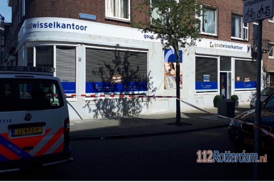 Overval op goudwisselkantoor aan de Dorpsweg in #Rotterdam. 112Rotterdam.