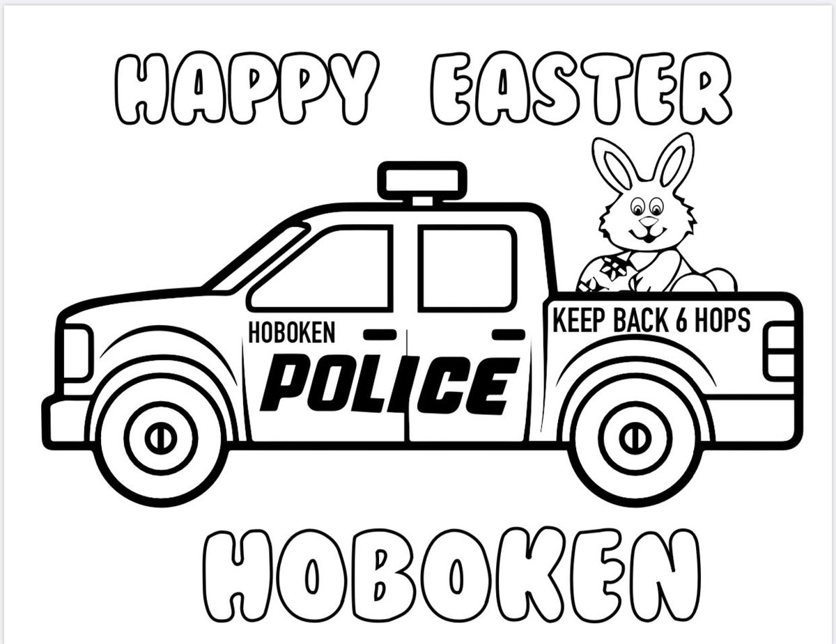 Emily4Hoboken's tweet photo. The Easter Bunny is hopping to #Hoboken!

Tomorrow 4/11 the Easter Bunny will visit with our friends from @HobokenPD starting at 2pm. Please wave from your windows and doorways, staying 6 hops from others! Follow this page for location updates!
https://t.co/wQ8idNJEA1 https://t.co/i7Us6WZxnZ