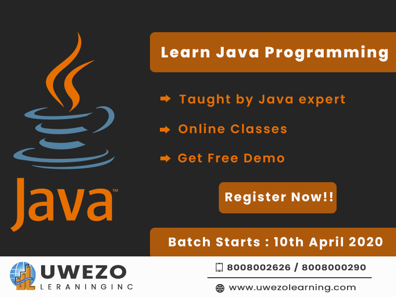 LearningUwezon's tweet image. Now you have the chance to learn Java programming while sitting comfortably in your home through your smartphone! Simply join Uwezo’s online Java batch today! #Java #LearnJavaOnline #OnlineJavaClasses #JavaProgramming #Learnfromexpert #UwezoLearning
uwezolearning.com/online-java-co…