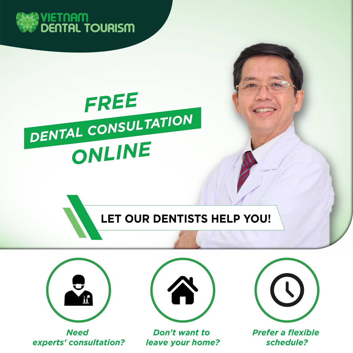 Make use of #socialdistance benefits with free online consultation with our top dentists. Tooth pain? Second opinion? Remake consideration? 👄 Ask our dentists at: buff.ly/2UVsj6l
#dentalconsultation #onlineconsultation #freecheckup