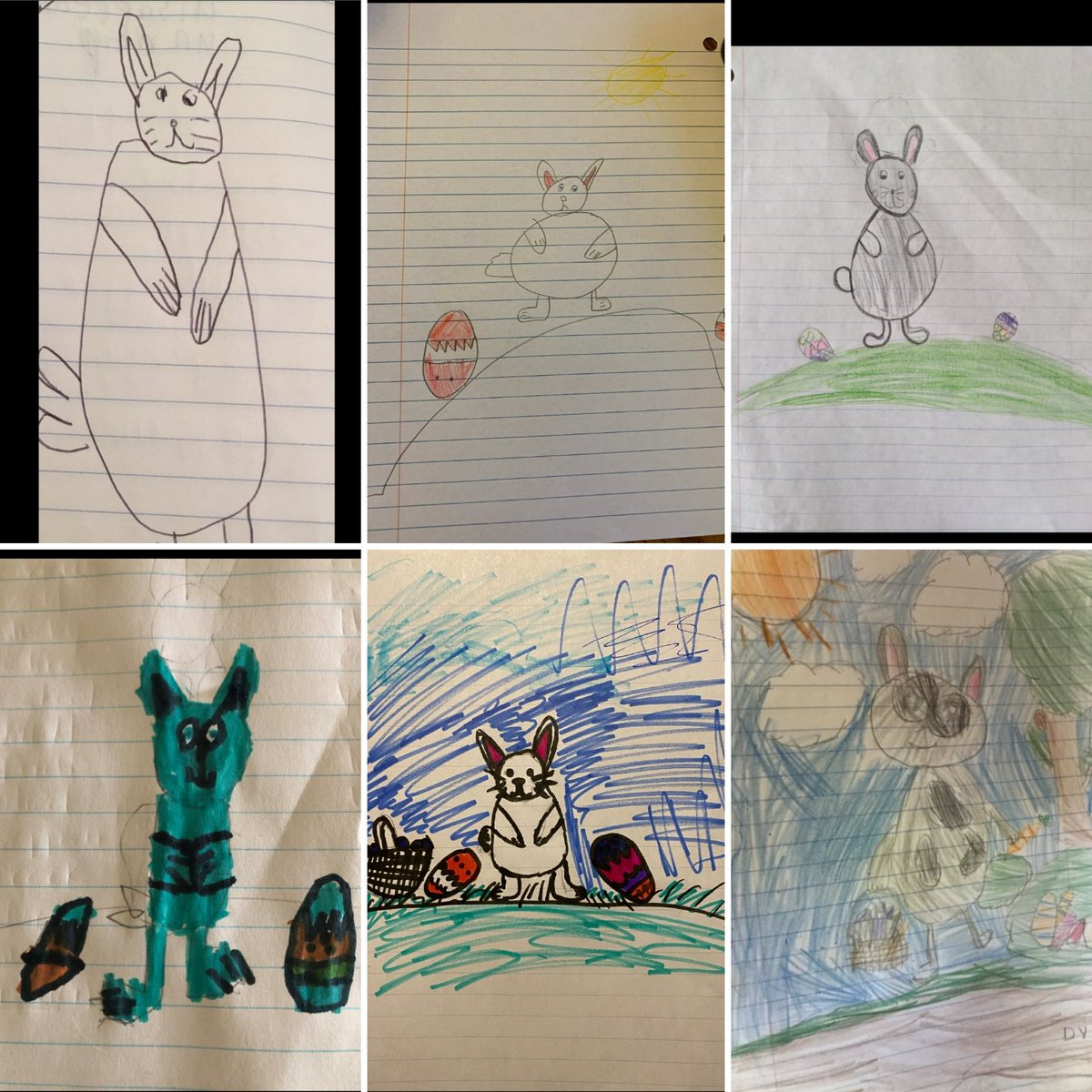 Stacytylerisd's tweet photo. Our 3rd graders had to follow step by step directions to draw a bunny. They all did an amazing job. @owenstylerisd @3rdgrade_owens @windham3rdgrade https://t.co/F0Dsz7YFUZ