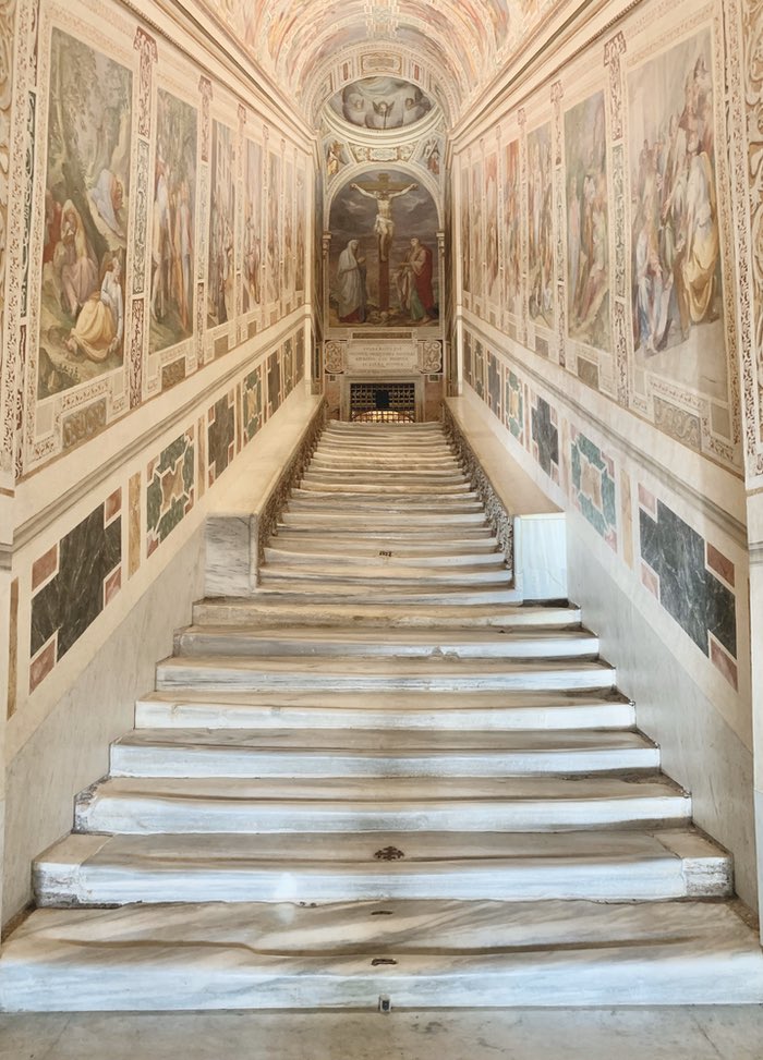 MountainButorac's tweet image. The Praetorium of Pontius Pilate⁣⁣⁣

Jesus was brought before Pontius Pilate. He would have climbed these stairs several times on the day He was crucified, including after the scourging.⁣⁣