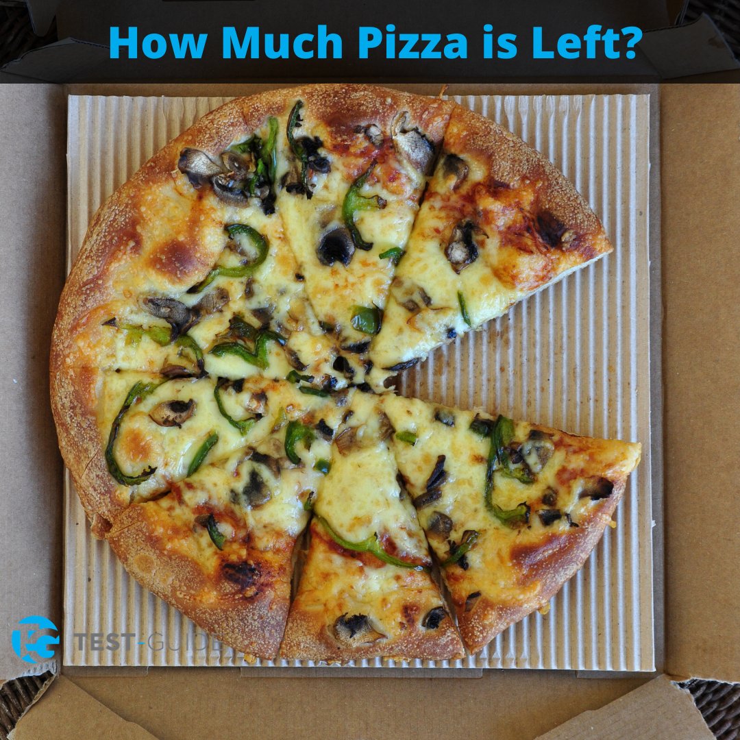TheTestGuide's tweet image. Here's a real-time pie chart of how much pizza is left