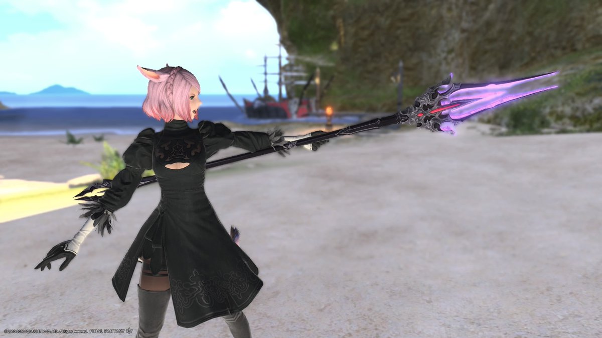 Keipica Charlotte テュポーン鯖 على تويتر レジスタンス ウェポン 槍 ドライツァック 抜刀すると刃部分が光ります Ff14 Ff14セイブザクイーン レジスタンス ウェポン