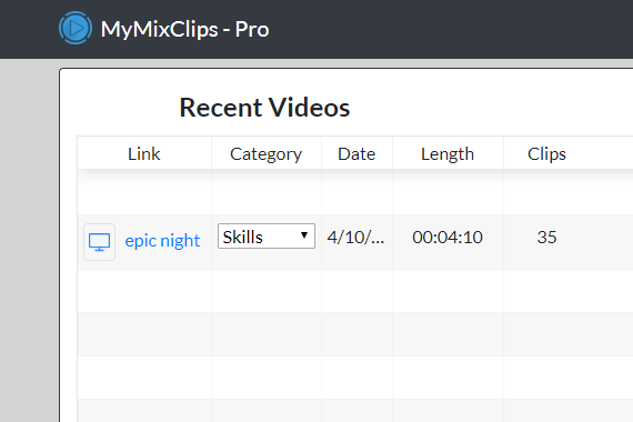 MyMixClips's tweet photo. What are the perks of a Pro Membership? How about the ability to stitch multiple clips together and create lengths of up to 5 minutes. 

Enter your referral for a 24-hour trial of pro!
https://t.co/qbjmDfq6oO

35 clips and a 4:10 length = an epic night

#Mixer #MyMixClips #MMC https://t.co/rt2HfNtQwx