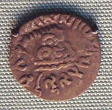 Gautamiputra Satkarni was in constant wars with Sakas under Nahapana, who ruled parts of Gujarat and Konkan.By his own inscriptions, Satkarni states that he "exterminated the Kshtratas"( Sakas) and restruck coins of Nahapana under his name.Image of a restruck coin of Satkarni