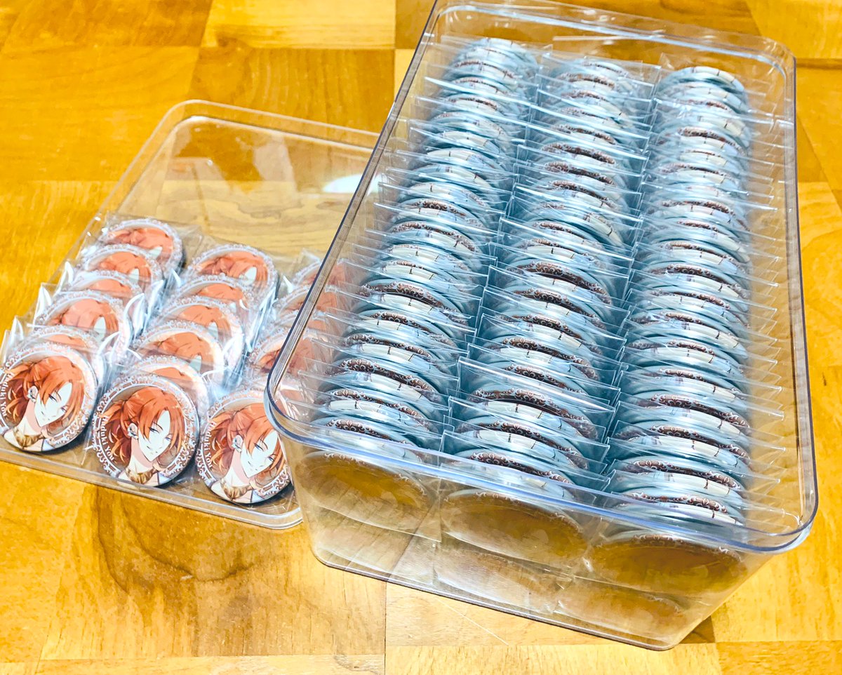星月 缶バッジの収納 引き出しタイプの棚が最高に楽だとやっと気が付きましたヾ 3ヾ まだ入れ替えの途中ですが 57mmが 1ケース152個入りました 上に平置き出来るので実際にはもう少し入るかと 自粛でお家にいる事が多くなったからこそ 星月 缶バッジの収納 引き出しタイプの棚が最高に楽だとやっと気が付きましたヾ 3ヾ まだ入れ替えの途中ですが 57mmが 1ケース152個入りました 上に平置き出来るので実際にはもう少し入るかと 自粛でお家にいる事が多くなったからこそ