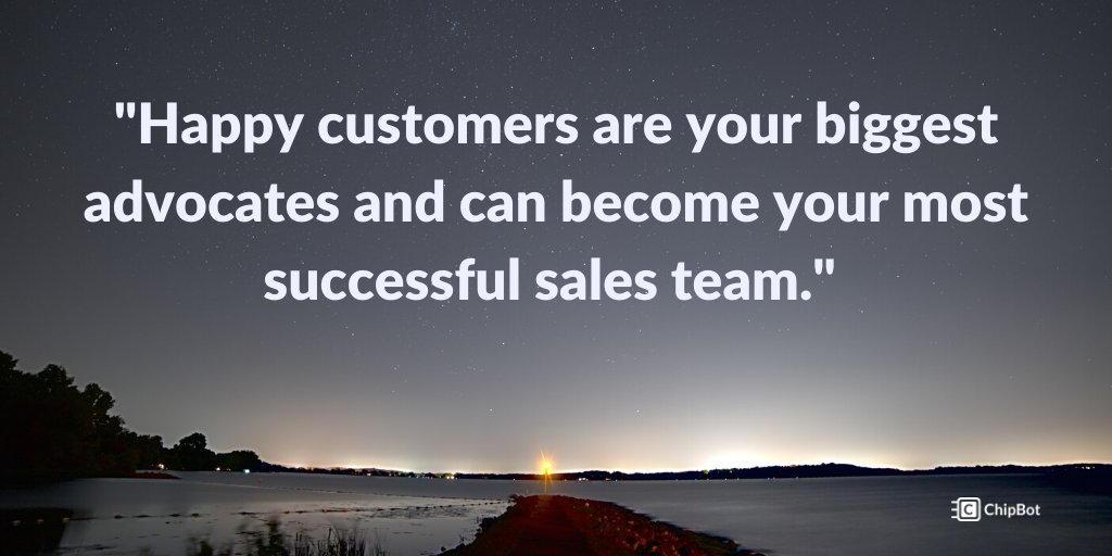 “Happy customers are your biggest advocates and can become your most successful sales team” - 
<a href="/LisaMasiello/">Lisa Masiello</a>

#businessowner #selfservice #happycustomers