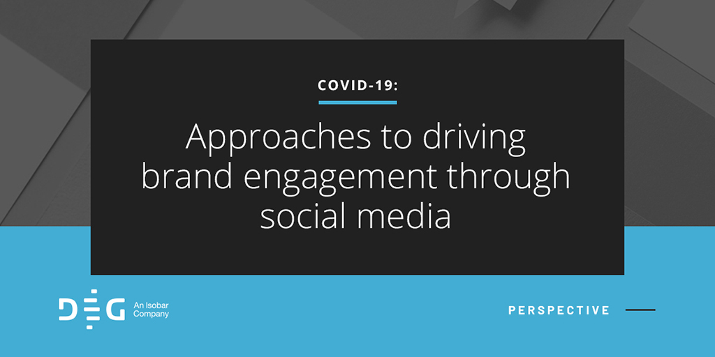 JenniSchaub's tweet photo. In our latest COVID-19 marketer perspective, @DEGdigital’s social media experts delve into the trends we’re seeing adopted by brands across all social channels. Download your copy now. https://t.co/1quoo60j0O https://t.co/IFap8R0xnS