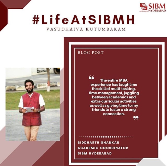 SIBMHYD's tweet photo. Siddharth Shankar, the Academic Coordinator of SIBM Hyderabad, voices his opinion on his enriching journey at the campus so far.
#siu #Sibm #symbiosis #lifeatsibmh #MBA https://t.co/7N9uX7WbjY