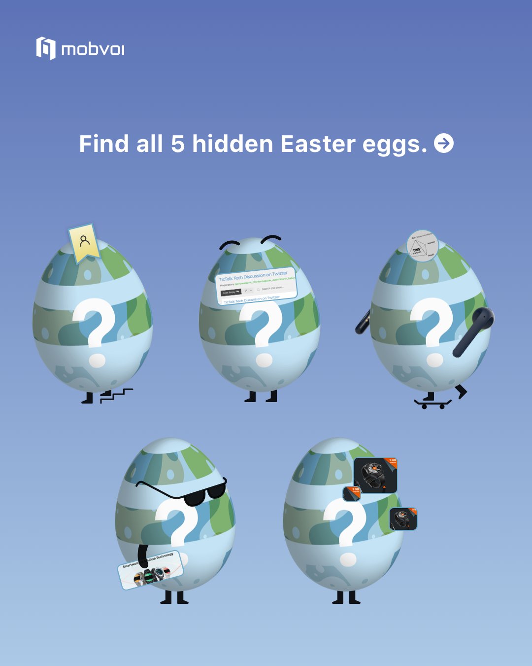 Mobvoi easter online egg hunt