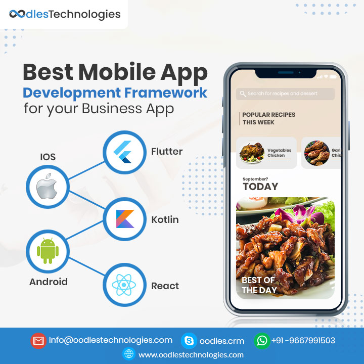 oodlestech's tweet photo. Choosing the right application development framework can boost the performance of a #mobileapplication significantly. Confused between so many available frameworks? Consult our #mobileappdevelopment experts! https://t.co/eilXulg0JZ

#AppDevelopment #Android #CustomAndroidApps https://t.co/ns9UQLuJBQ