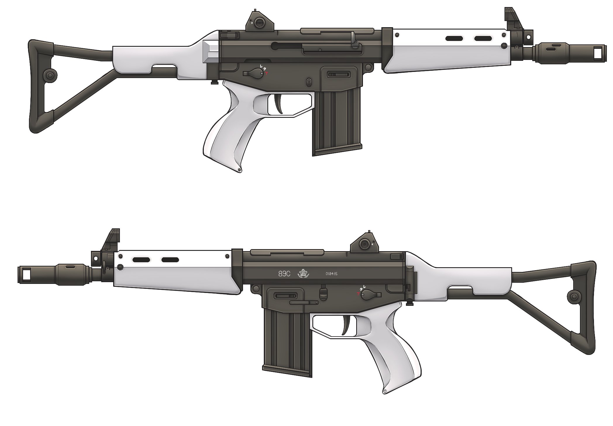 89式 Amazon | 東京マルイ(TOKYO MARUI) No.6 89式5.56mm小銃 固定